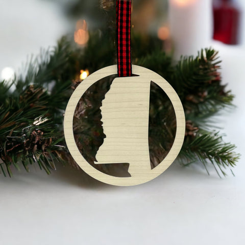 Mississippi Border Ornament