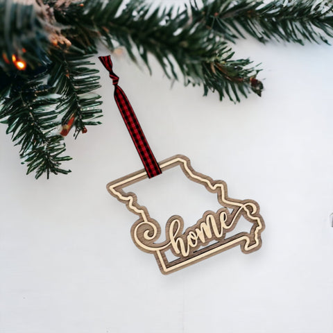 Missouri Home Double Layer Ornament