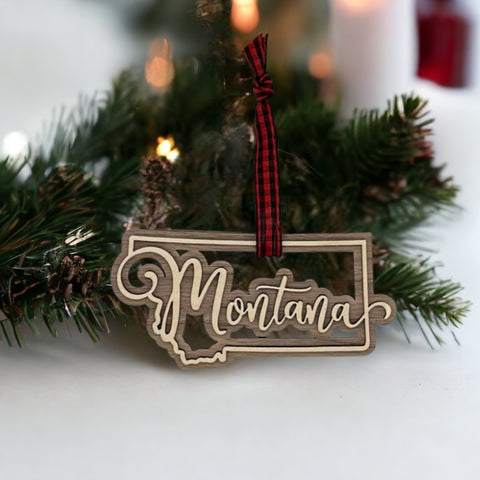 Montana Double Layer Ornament