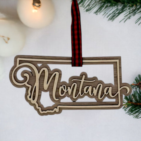 Montana Double Layer Ornament