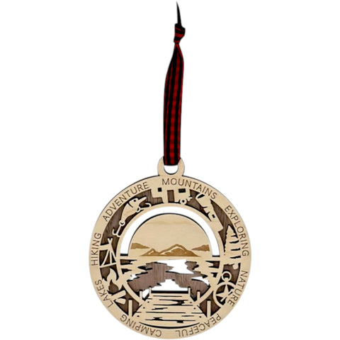 Mountain Lake Scenes Ornament