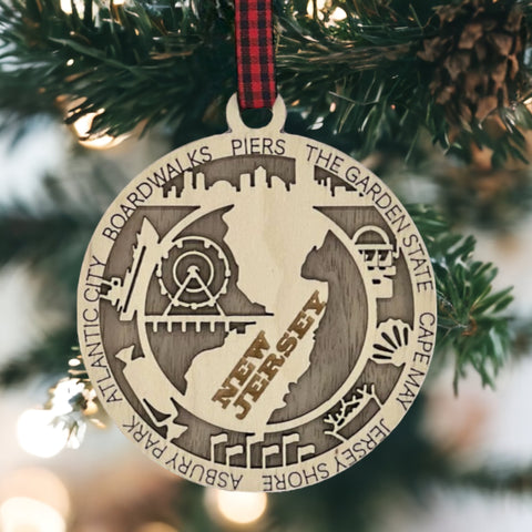 Deck the halls with Jersey pride! Introducing the New Jersey State Highlights Ornament – a perfect blend of Garden State glory and festive flair. Celebrate your roots in style!