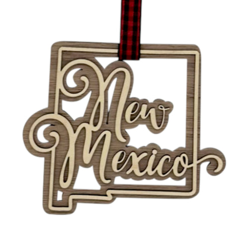 New Mexico Double Layer Ornament