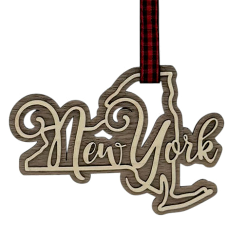 New York Double Layer Ornament