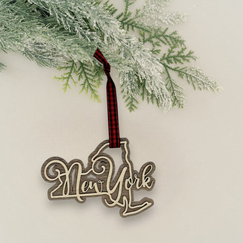 New York Double Layer Ornament