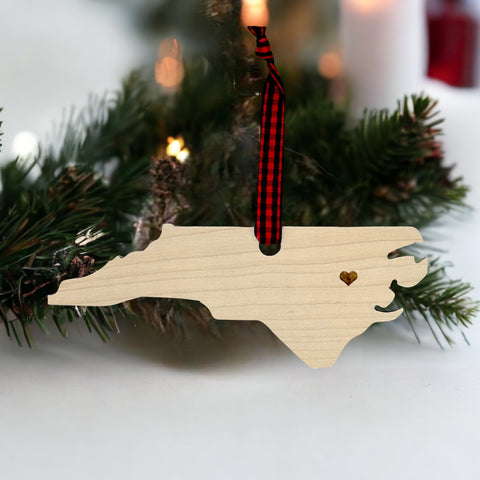 North Carolina Custom Home Town Ornament