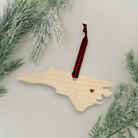 North Carolina Custom Home Town Ornament