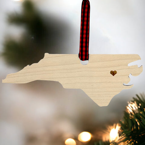 North Carolina Custom Home Town Ornament