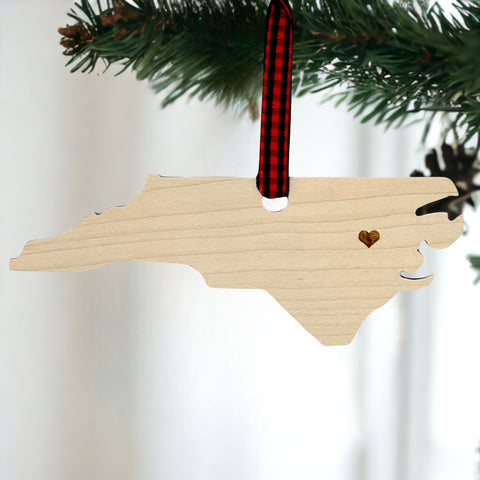 North Carolina Custom Home Town Ornament