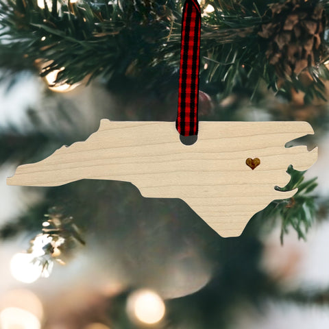 North Carolina Custom Home Town Ornament