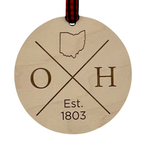 Ohio Established Ornament