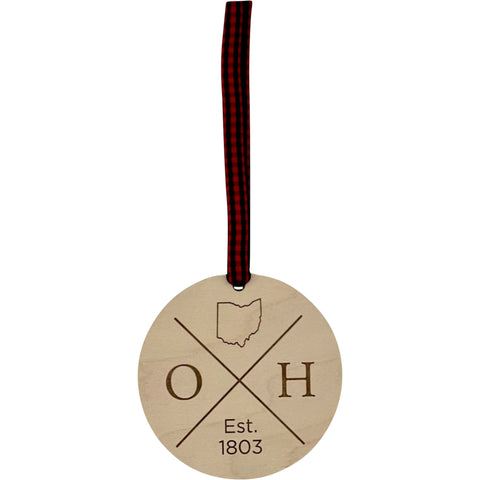 Ohio Established Ornament