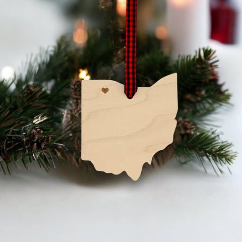 Ohio Custom Home Town Ornament