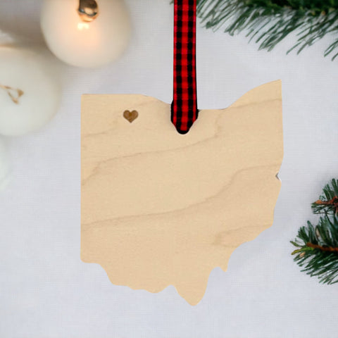 Ohio Custom Home Town Ornament