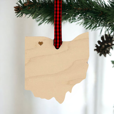 Ohio Custom Home Town Ornament