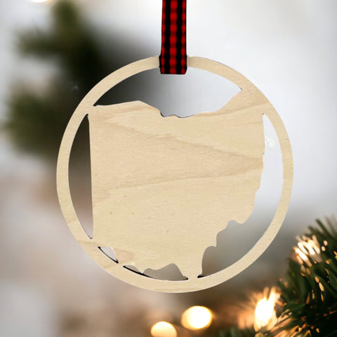 Ohio Border Ornament