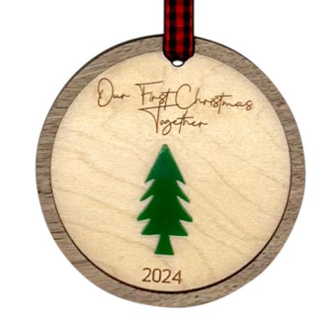 Our First Christmas Together 2024 Ornament