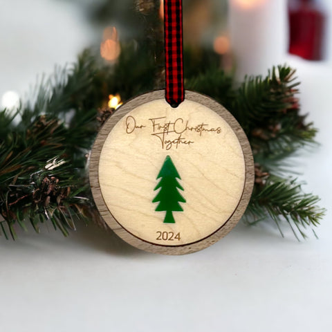 Our First Christmas Together 2024 Ornament