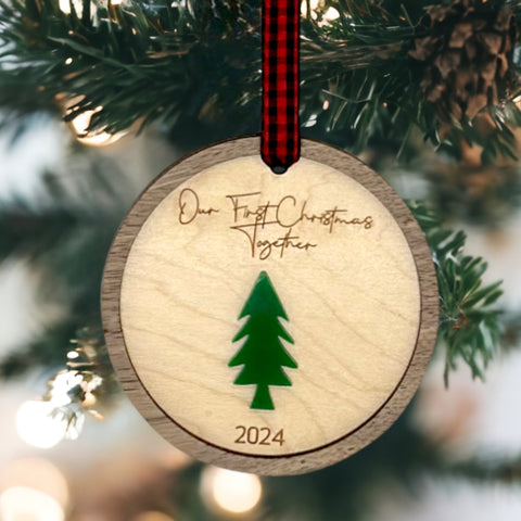 Our First Christmas Together 2024 Ornament