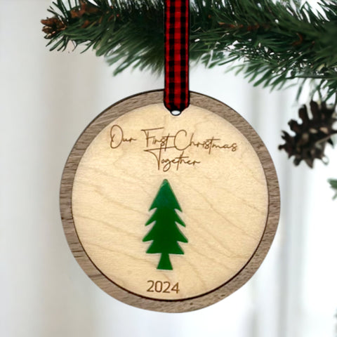 Our First Christmas Together 2024 Ornament