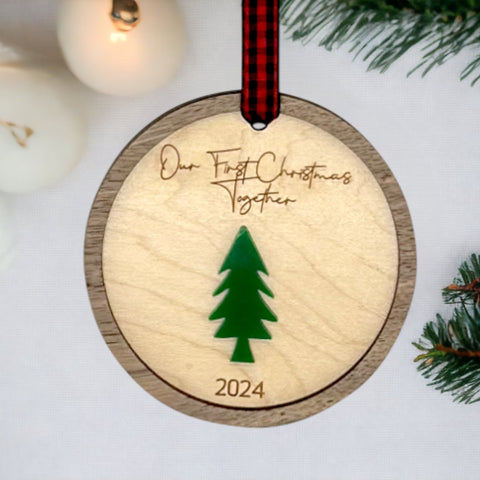 Our First Christmas Together 2024 Ornament