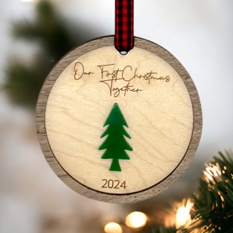 Our First Christmas Together 2024 Ornament