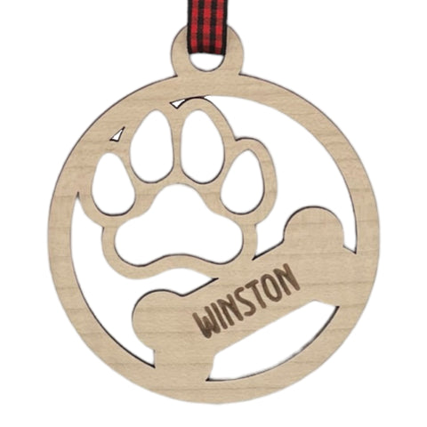 Capture the pawfect moments with our Personalized Dog Paw Bone Ornament. Add a unique touch to your holiday decor by customizing this charming keepsake with your furry friend's name. Celebrate the joy and love your dog brings to your life with this delightful ornament, a heartwarming addition to your festive traditions.