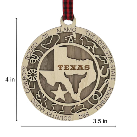 Add a Lone Star sparkle to your holidays! Presenting the Texas State Highlights Ornament—a mini tribute to the grandeur of the Lone Star State. Elevate your decor with a touch of Texas charm