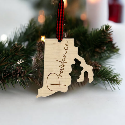 Rhode Island City Ornament