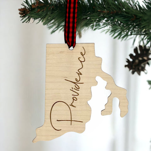 Rhode Island City Ornament