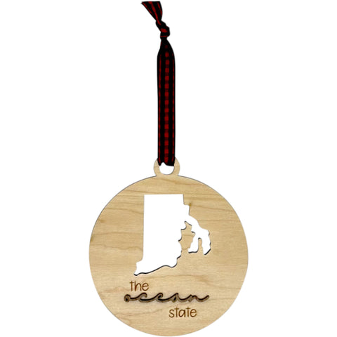 Rhode Island Nickname Ornament