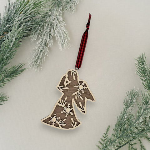 Serene Praying Angel Ornament