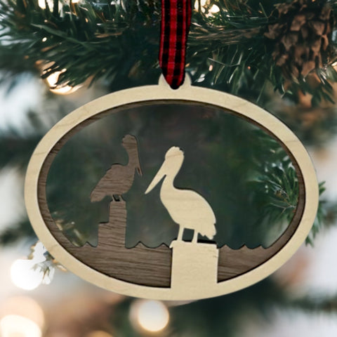 Serenity Winged Bird Ornament