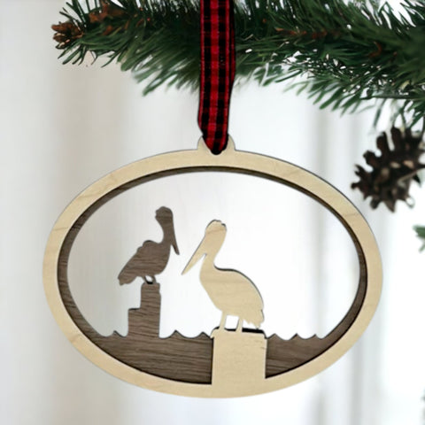 Serenity Winged Bird Ornament