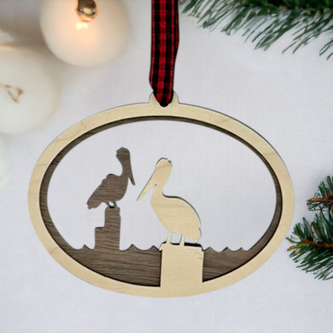 Serenity Winged Bird Ornament