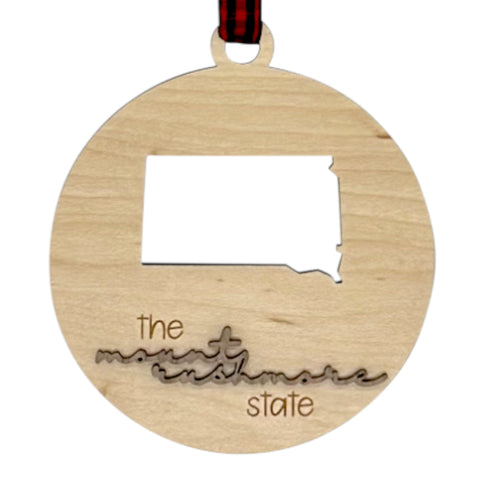 South Dakota Nickname Ornament