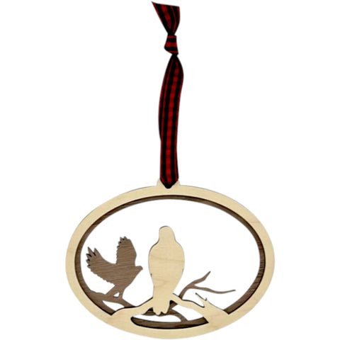 Tender Tweets of Lovebirds Ornament