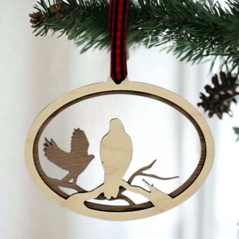 Tender Tweets of Lovebirds Ornament