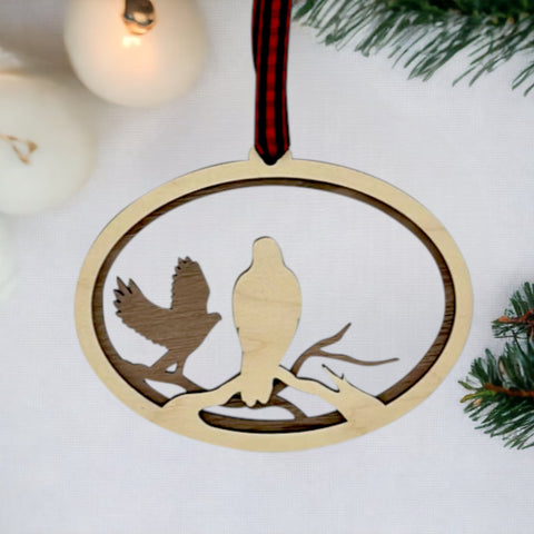 Tender Tweets of Lovebirds Ornament