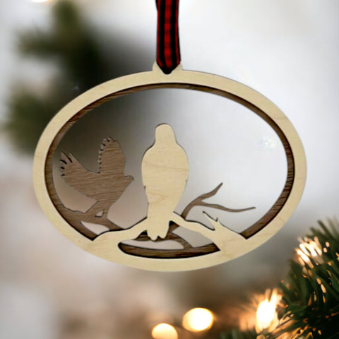 Tender Tweets of Lovebirds Ornament