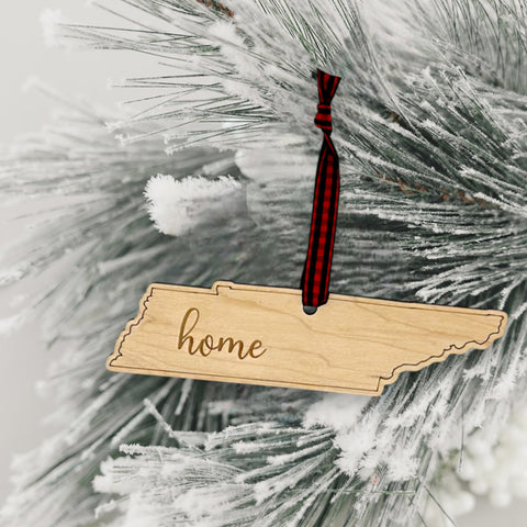 Tennessee Home Script Ornament