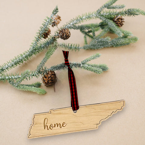 Tennessee Home Script Ornament