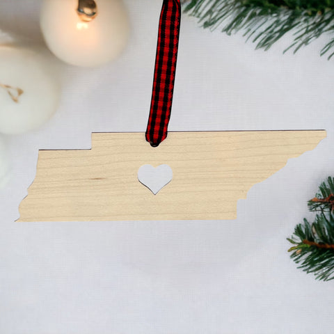 Tennessee Heart Ornament