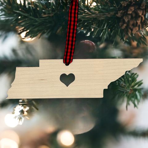 Tennessee Heart Ornament