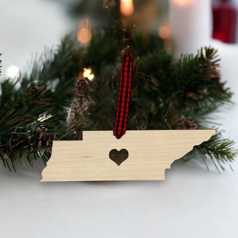 Tennessee Heart Ornament