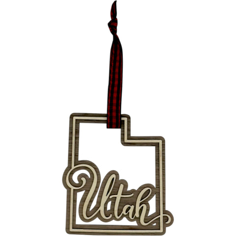 Utah Double Layer Ornament