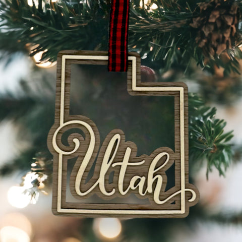 Utah Double Layer Ornament
