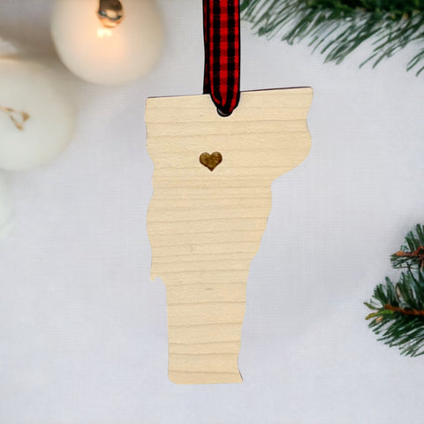 Vermont Custom Home Town Ornament