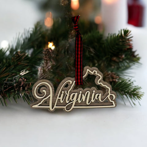 Virginia Double Layer Ornament