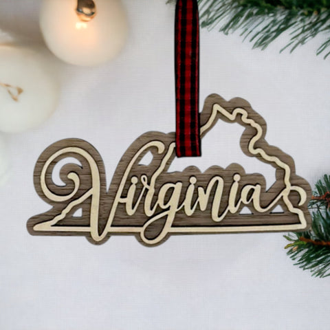 Virginia Double Layer Ornament